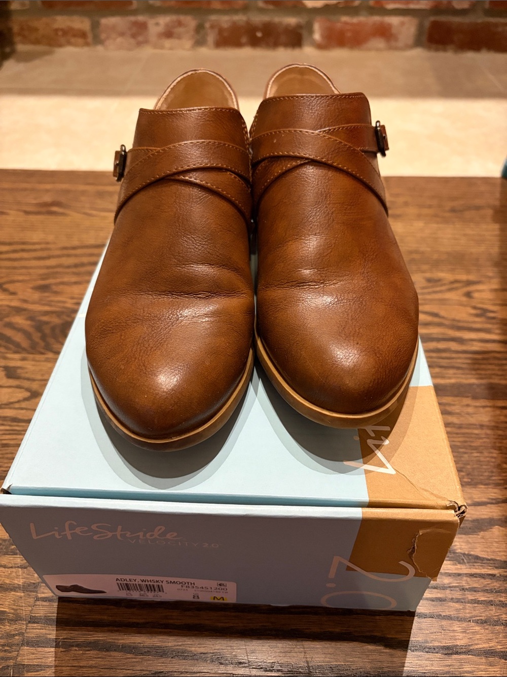 Life Stride Women's Brown Ankle Booties